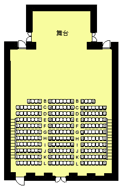 シアタートラム座席図